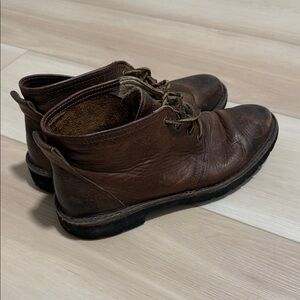 Frye Size 11 Dark Brown Leather Men's Boots